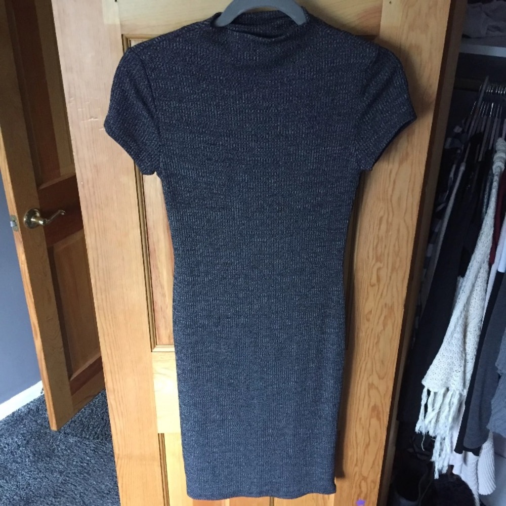 Gray Charlotte Russe knitted dress